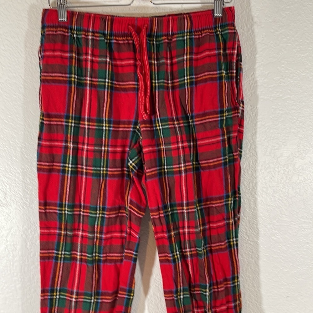 OLD NAVY Mid-Rise Printed Flannel Pajama Pants With Pockets Size Medium - Picture 3 of 11